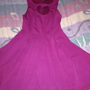Heart cut out dress